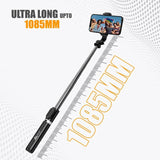 NeePho P170S Selfie Stick Tripod | Extendable , Bluetooth Remote, Universal Smartphone Mount | Durable Metal Build & Lightweight Design