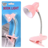 Mini Book Light with Clip | Portable LED Reading Lamp with Eye Protection | Random Color