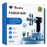 Five Head Massage Gun | Rechargeable Deep Tissue Muscle Massager | 9 Massage Heads | 6 Speed Levels | Model BLD-780 | Random color