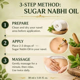 Sugar Balance Nabhi Oil | Herbal Belly Button Massage Oil | Ayurvedic-Inspired Navel Care Oil | 30ml