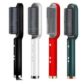 Hair Straightener Brush & Styler | Model 909 | Fast Heating Electric Straightening Comb