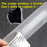 Mesh Roll Tape | Self-Adhesive Window Screen Repair Patch | 3M Anti-Insect Fiberglass