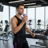 Ice Cream Water Bottle with Straw & Tea Infuser | 1400ml | | Large Capacity Gym & Summer Drink Bottle | Random color