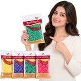 Hard Wax Beans | Painless Hair Removal Wax Beads for Body & Facial Hair | Random flavour | 100g