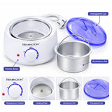Remington Wax Melting Machine for Hair Removal | Model FJF508-1 | Electric Wax Warmer with 2 Aluminum Pots | Adjustable Temperature Control up to 80°C | 100W