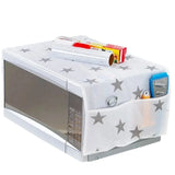 Oven & Microwave Cover | Waterproof Oil Dust Protector with Double Side Pockets