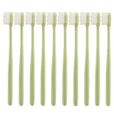 Nano Toothbrush with Travel Case | Ultra Soft Micro-Nano Bristles | For Sensitive Gums, Adults & Kids | Parrot Color