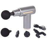 Deep Tissue Muscle Massage Gun | Fascia Relaxation Massage Gun with 6 Speed Levels & 4 Massage Heads | Random Color