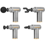 Deep Tissue Muscle Massage Gun | Fascia Relaxation Massage Gun with 6 Speed Levels & 4 Massage Heads | Random Color