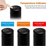 LED Temperature Display Water Bottle Stars Design | Smart Stainless Steel Vacuum 500ml Flask | Random Color