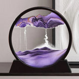 Moving Sand Art Picture | 3D Dynamic Deep Sea Sandscape with Display Stand | Random Color