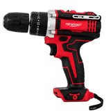 TOP ROCKET Cordless Rechargeable Drill Machine Kit |  48V Double Batteries | 3-in-1 Drill, Screwdriver & Impact Driver | Variable Speed Power Tool Set with Carry Case