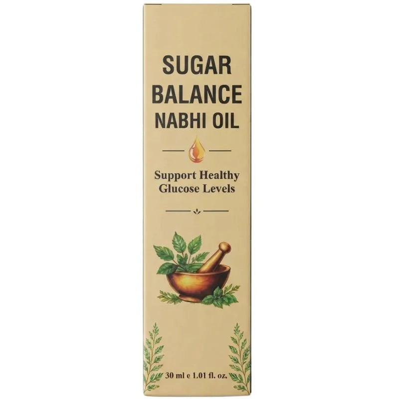 Sugar Balance Nabhi Oil | Herbal Belly Button Massage Oil | Ayurvedic-Inspired Navel Care Oil |  30ml