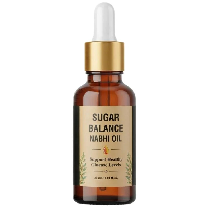 Sugar Balance Nabhi Oil | Herbal Belly Button Massage Oil | Ayurvedic-Inspired Navel Care Oil |  30ml