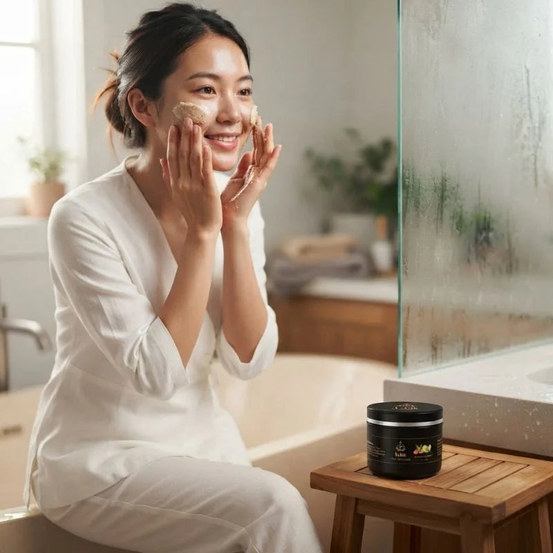3S Lulur Black  With Niacinamide Body Scrub | Brightening & Exfoliating Body Scrub for Smooth, Soft-Looking Skin | 150g