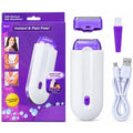 2-in-1 Rechargeable Painless Hair Remover | Finishing Touch Sensa-Light for Face & Body