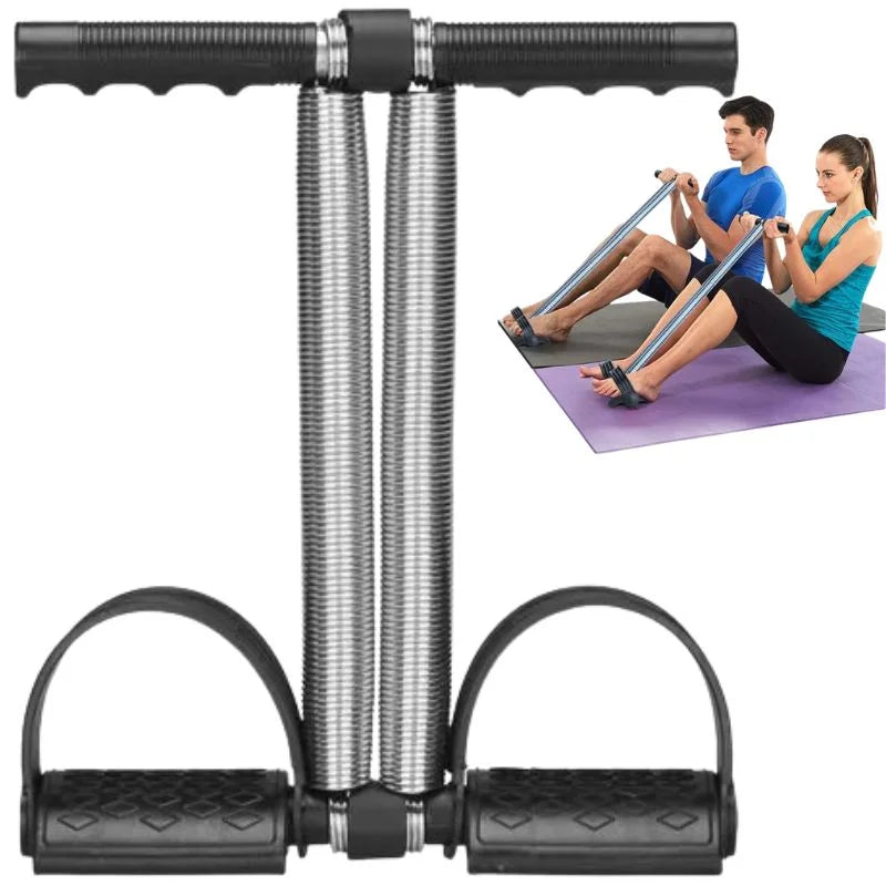 Double Spring Resistance Training Tummy Trimmer | Abdominal Exercise & Full Body Workout Tool | Home Gym Fitness Equipment