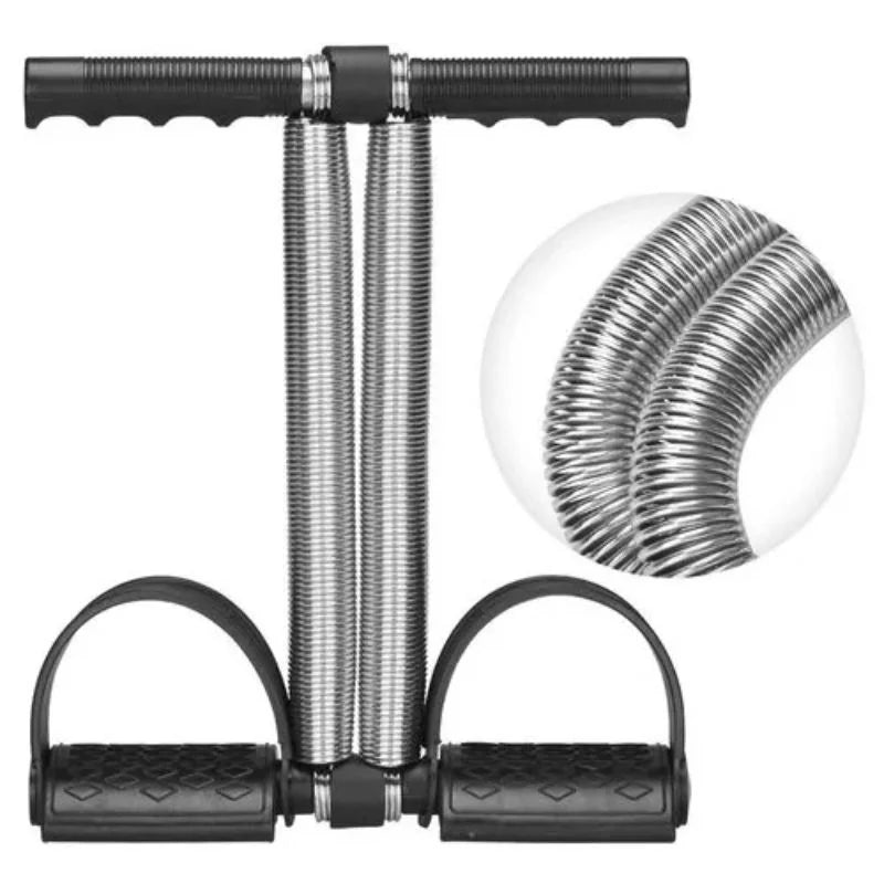 Double Spring Resistance Training Tummy Trimmer | Abdominal Exercise & Full Body Workout Tool | Home Gym Fitness Equipment