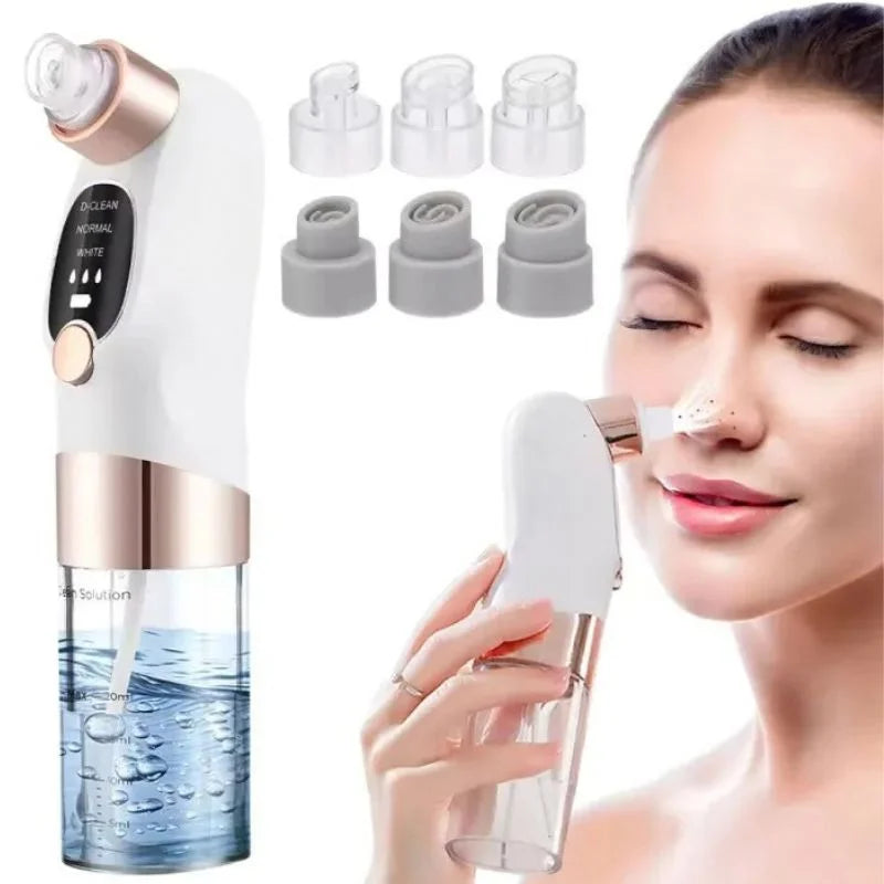 Electric Super Micro Bubble Beauty Blackhead Remover | Pore Vacuum Cleaner & Facial Deep Cleansing Device | USB Rechargeable Skin Care Tool