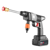 Double Battery Automatic Cordless Car Wash Spray Gun 48VF | Wireless High Pressure Foam Jet Washer | Portable Pressure Washer for Car, Bike & Home