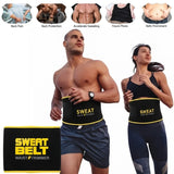 Waist Trimmer Belt for Men & Women | Adjustable Sweat Belt for Workout & Gym | Tummy Support & Body Shaper | Free Size | Pack of 1