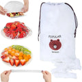 Disposable & Reusable Elastic Food Covers | Transparent Bowl & Plate Covers | Stretchable Dustproof Food Storage Covers | Kitchen Freshness Protector | 100Pcs