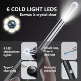 Smart Visual Ear Cleaner with 1080P HD Camera | Wireless Ear Wax Removal Otoscope | LED Ear Cleaning Tool for Android & iOS | Rechargeable & Portable